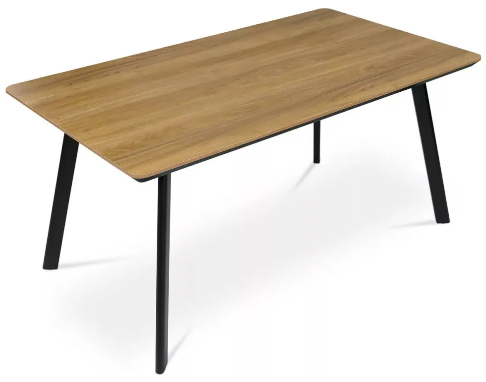 Étkezőasztal Kőris-Tölgy Mintázattal 160x90x76 cm. Belföldi Raktárról