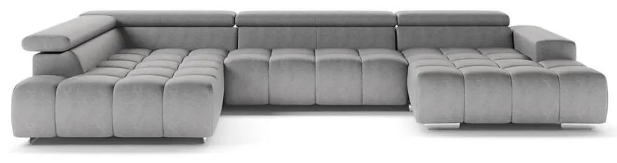 Sarokkanapé U alakban TROPEA balos szürke