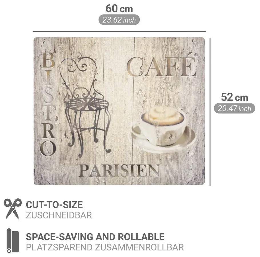 PVC tűzhely fedőlap 60x52 cm Bistro – Wenko