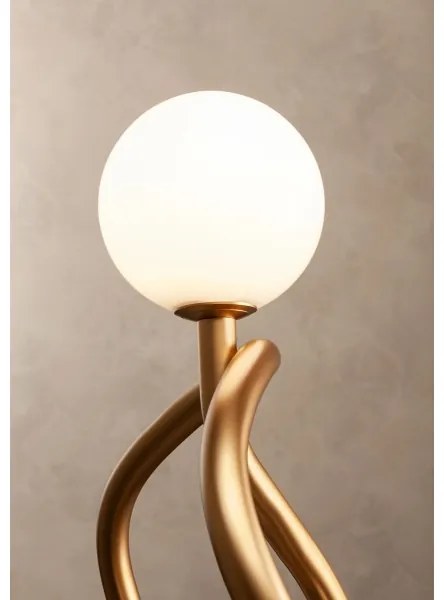 Redo 01-3256 - Rudas csillár CONFUSIO 3xE14/28W/230V átm. 76 cm arany