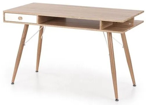 Íróasztal Bernie (világos fa + fehér). 1048849