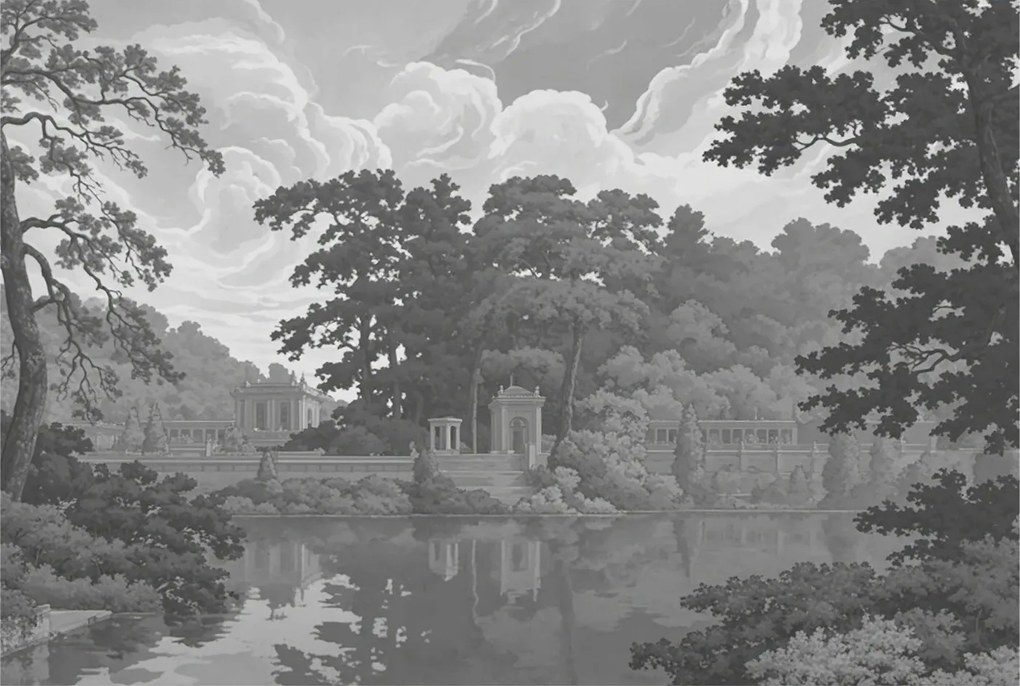 Divatos 3D Fali Tapéta Természeti tájkép 104x70 Ragasztóval