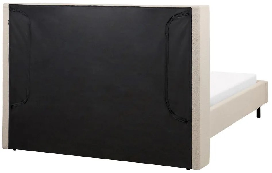 Franciaágy 140 cm Vue (bézs boucle) (ágyráccsal). 1076452
