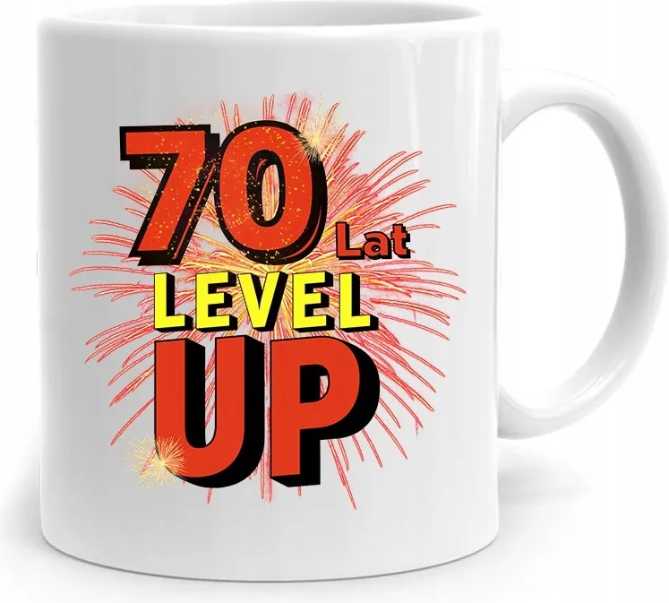 Bögre Tökéletes Ajándék Születésnapra 70 70-es 70-es évek fotónyomtatással