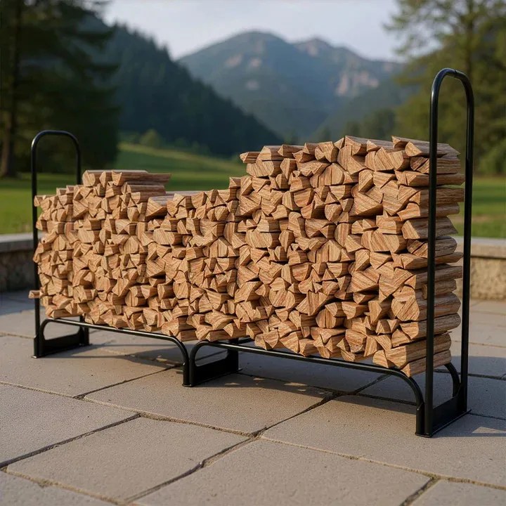 Juskys Tűzifatároló - 260x117 cm