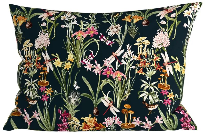 Díszpárnahuzat MYSTIC GARDEN 50x70 cm, sötétzöld