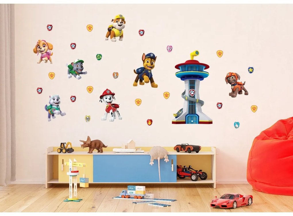 Öntapadó dekoráció Paw Patrol, 65 x 85 cm