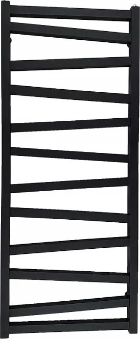 Fürdőszobai radiátor Inox 120/50 létra Fekete