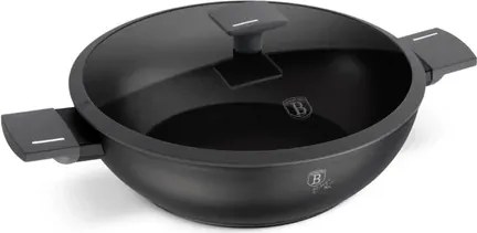 BerlingerHaus Wok fedővel (30 cm) Antracit Collection  BH/8125