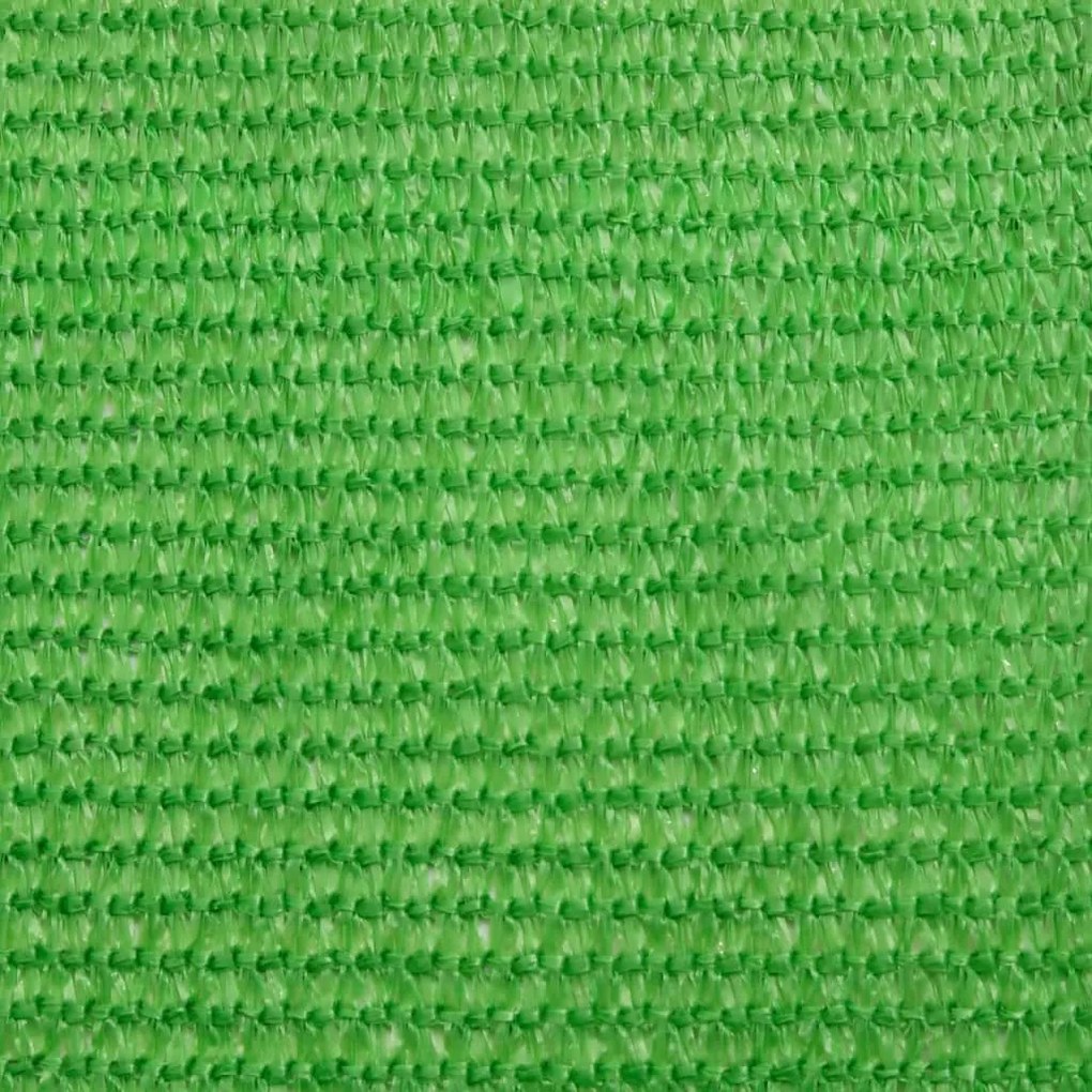 világoszöld HDPE napvitorla 160 g/m² 2,5 x 4 m