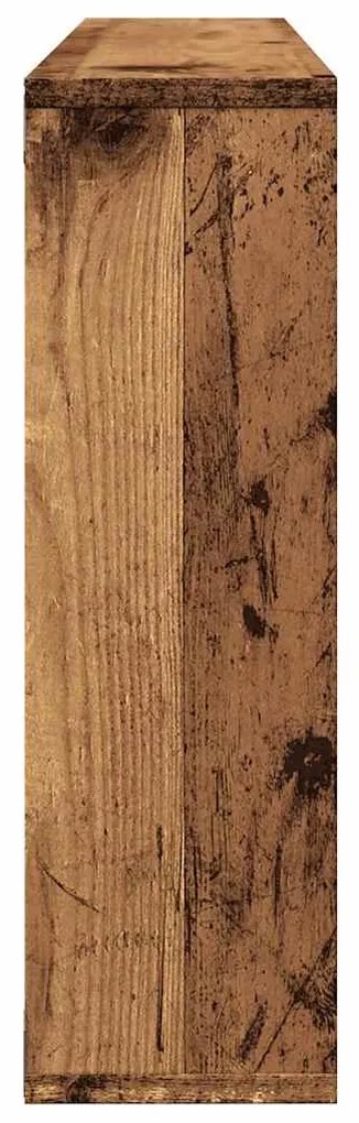 antik fa szerelt fa fali polc 85 x 16 x 52,5 cm