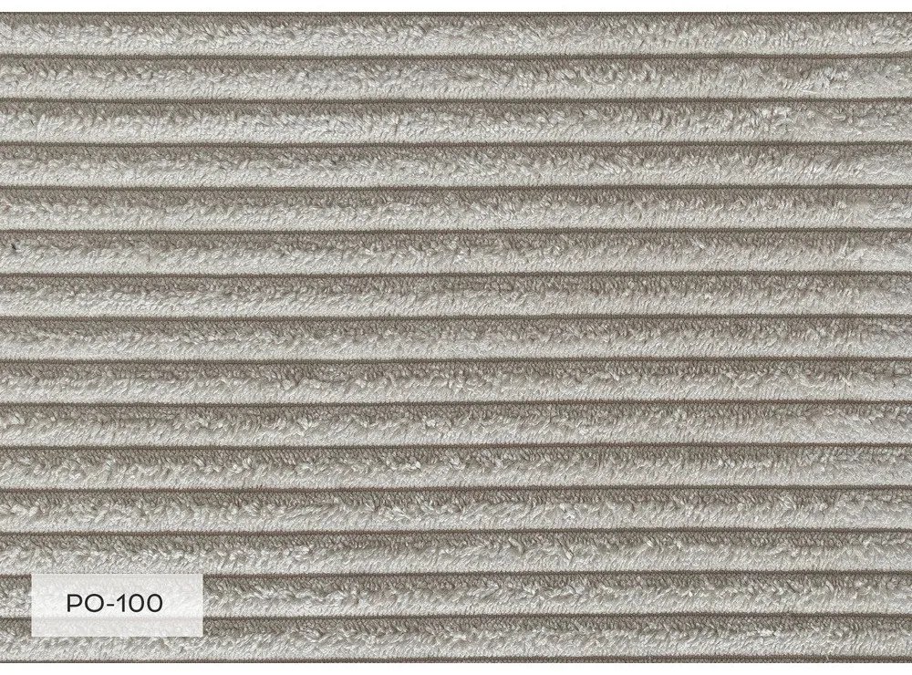 Bézs kordbársony heverő (jobb oldali) Chic Charlotte – Miuform