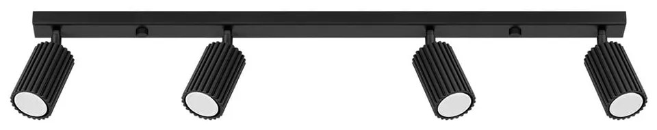 Fekete spotlámpa 6,5x81 cm Gleam – Sollux