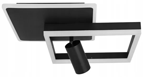 LED mennyezeti lámpa LED/38W/230V + 1xGU10/30W fekete