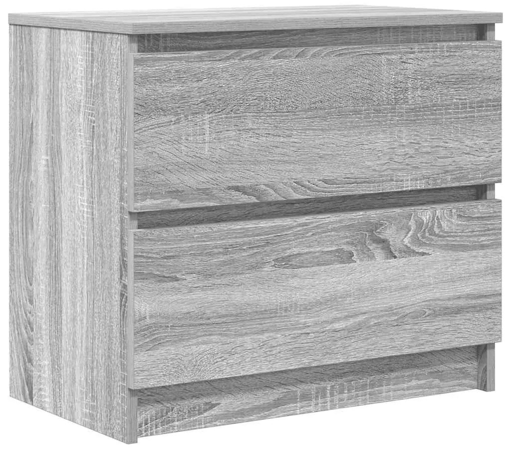 szürke sonoma színű szerelt fa TV-szekrény 60x35x54 cm