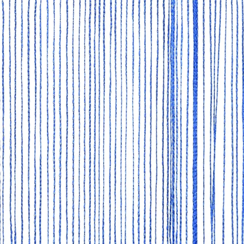 2 db kék zsinórfüggöny 140 x 250 cm