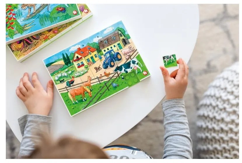 Élet a farmon puzzle gyerekekek - Hubelino