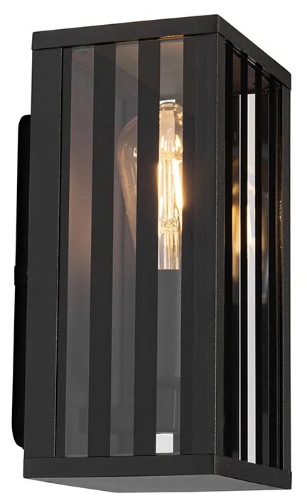 Modern kültéri fali lámpa fekete 26 cm IP44 - Dijon