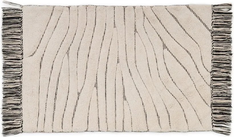 Bézs fürdőszobai kilépő 50x70 cm Crilda – Kave Home