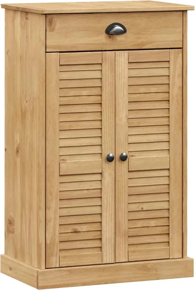 vidaXL VIGO tömör fenyőfa cipőszekrény 60x35x96 cm