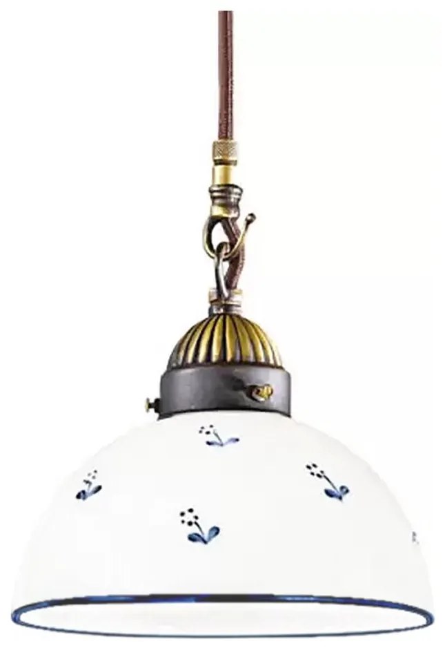 Kolarz 731.30.16 - Csillár zsinóron NONNA 1xE27/75W/230V átm. 20 cm kék