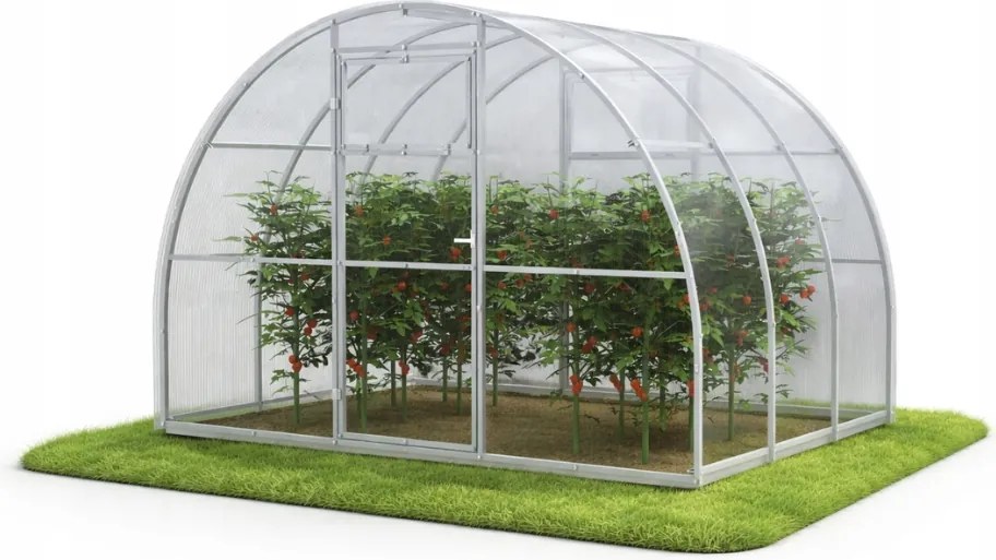 Polikarbonát üvegház Kerti alagút 3x2 m profilok 20x40 polikarbonát 4mm