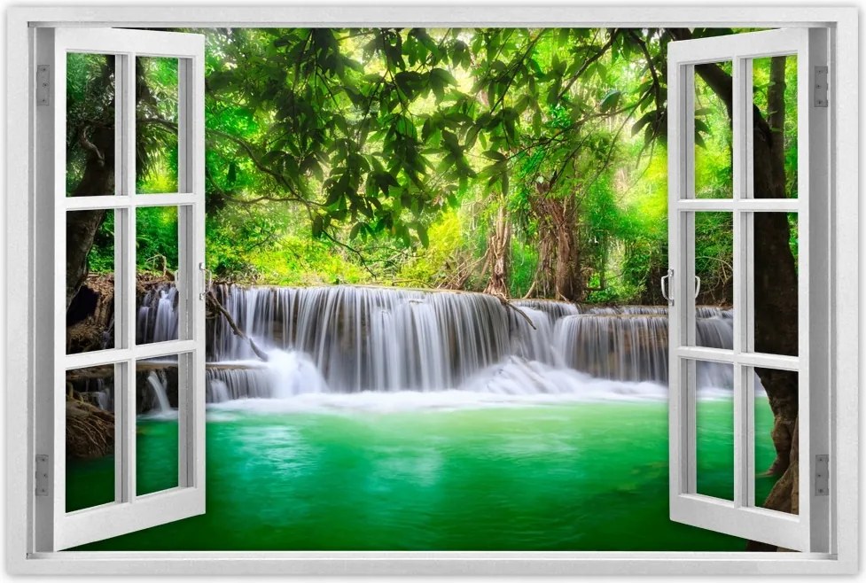 Poszterek 60x40 Vízesés Thaiföldön