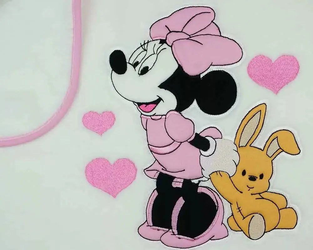Disney Minnie plüss babatakaró fehér 70x90cm