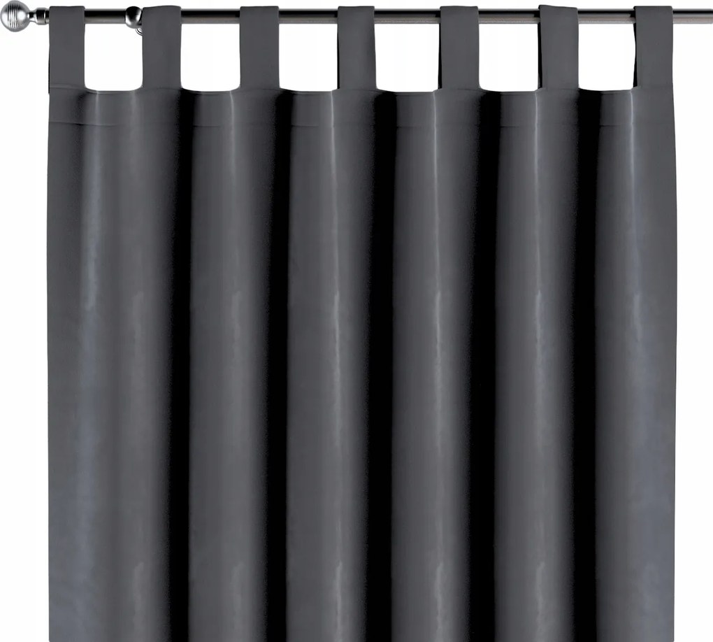 Dekoria Vállpántos függöny 1 db 130x260cm fekete