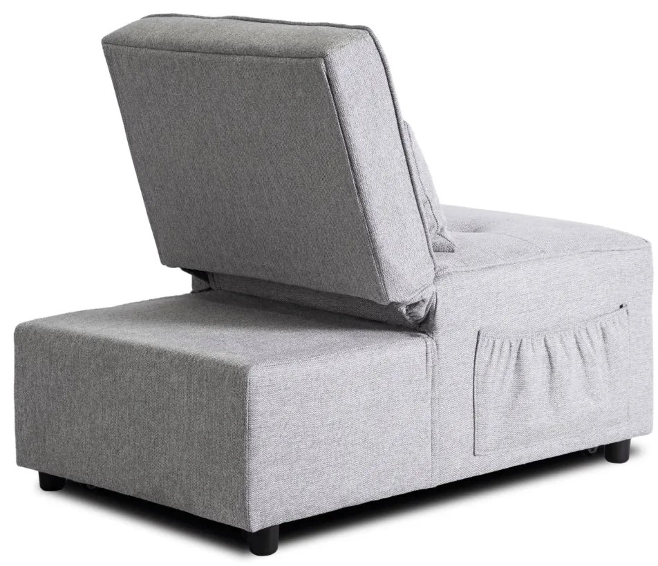 Ágyazható Fotel Szürke Színben. IBERIS 80 cm