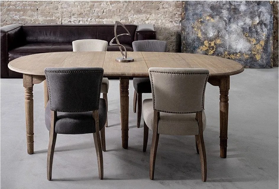 Bézs kárpitozott étkezőszék Maratriz – Bizzotto