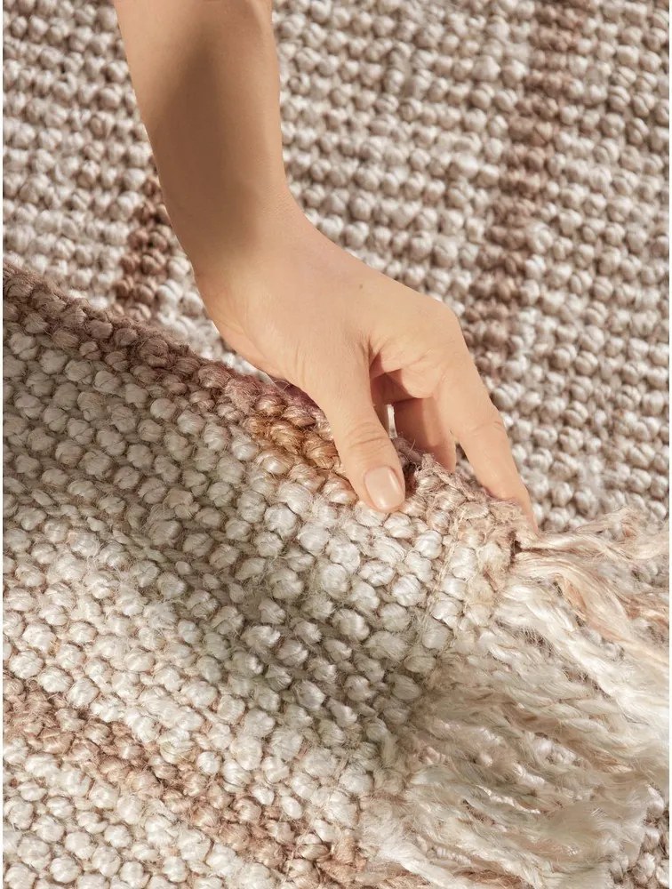 Krémszínű kézi szövésű juta szőnyeg 160x230 cm Harvest Sierra – Elle Decoration