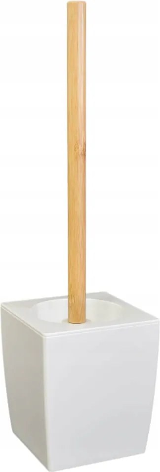 Wc Kefe Fehér Bambuszfa Fürdőszobai Modern Toalettkefe