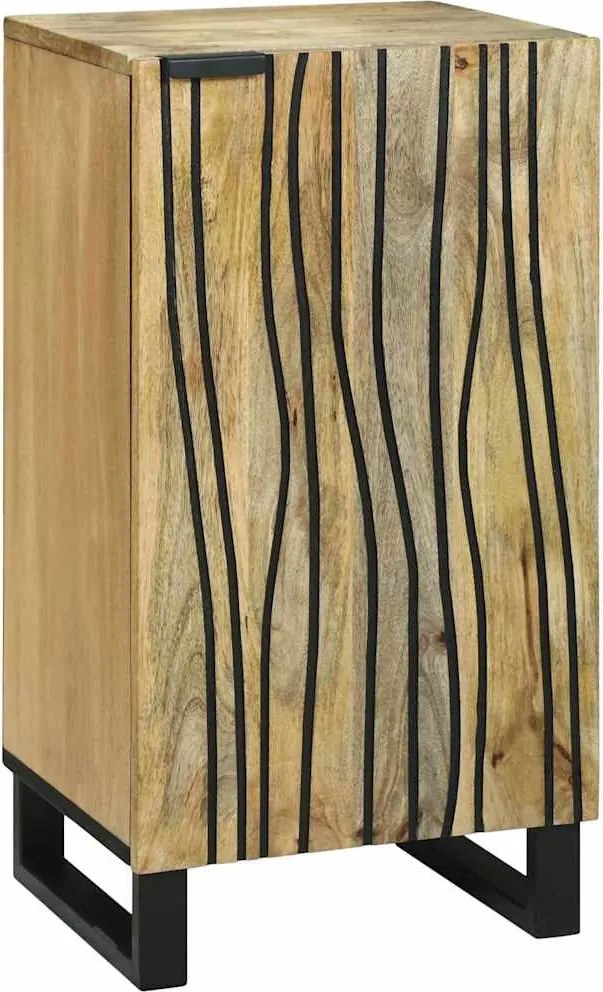 vidaXL Szekrény Barna 40 x 33 x 75 cm tömör mangófa