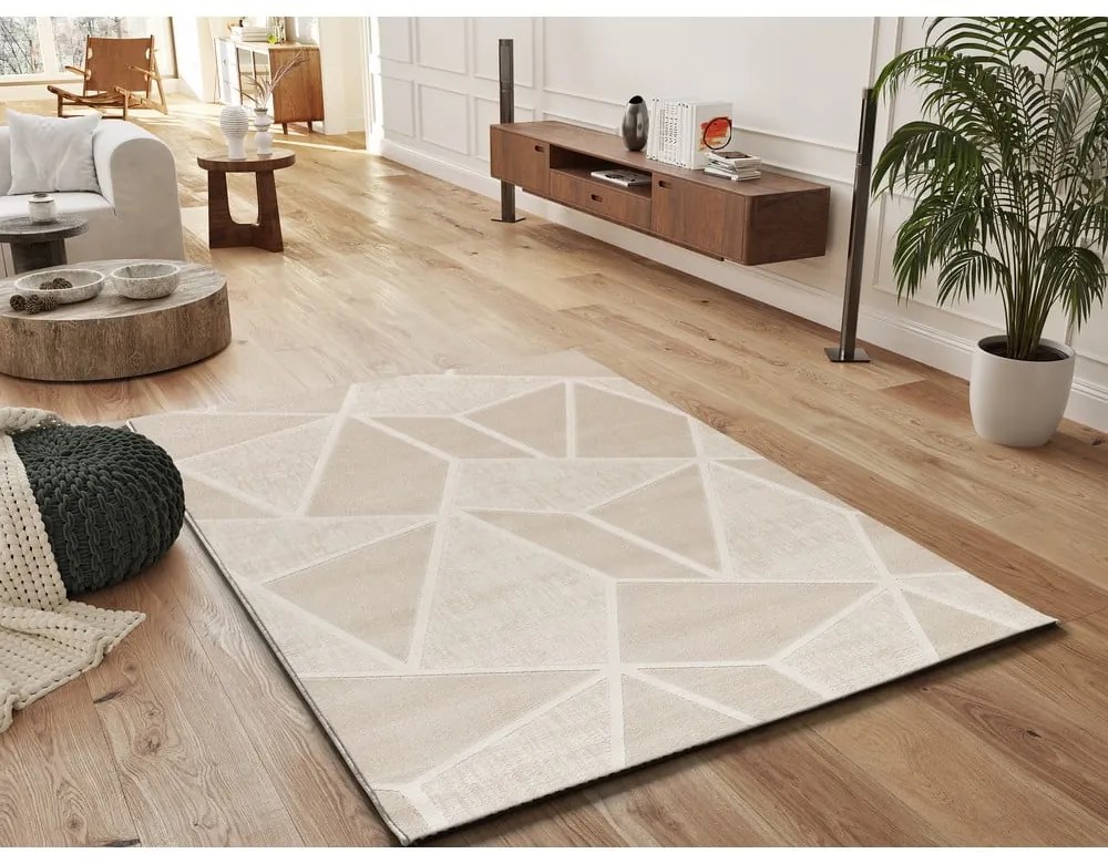 Krémszínű szőnyeg 80x150 cm Sensation – Universal
