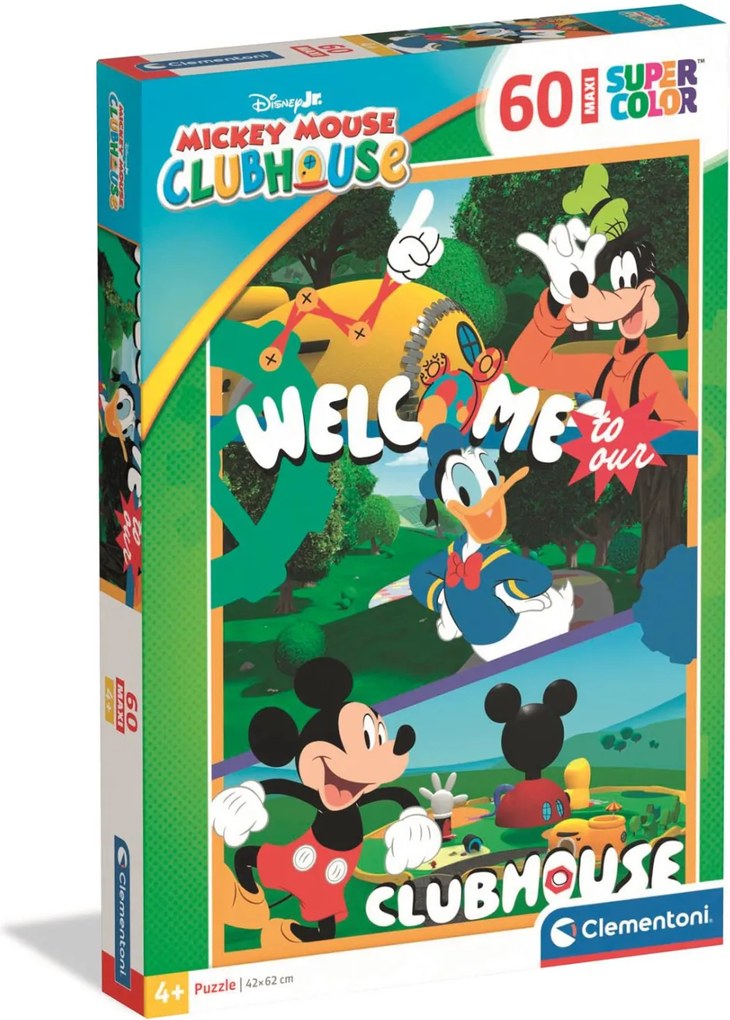 Disney Mickey Clubhouse 60 db-os maxi puzzle Clementoni
