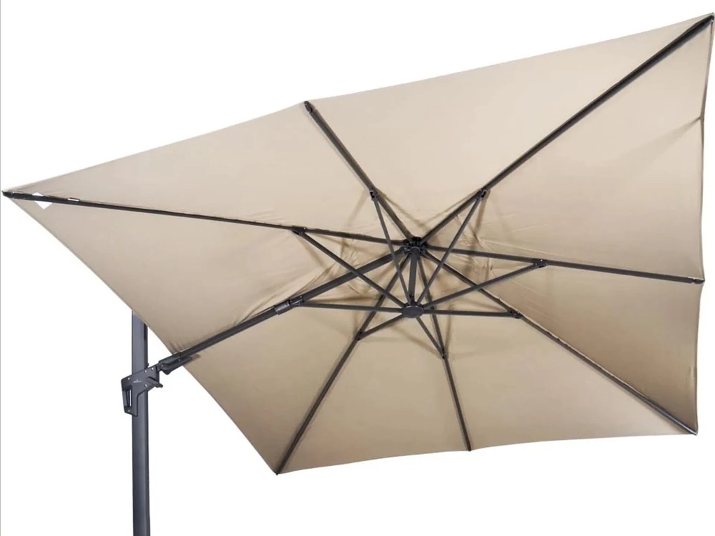 Virgo Flex napernyő 3x3 m bézs + keresztállvány