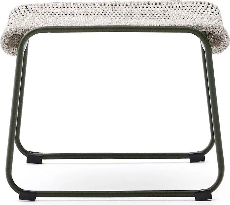 Szürkészöld kerti puff Maurina – Kave Home