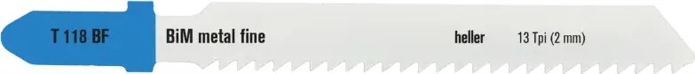 Fém szúrófűrészlap T118BF BiM Heller 240093 13TPI 1 db
