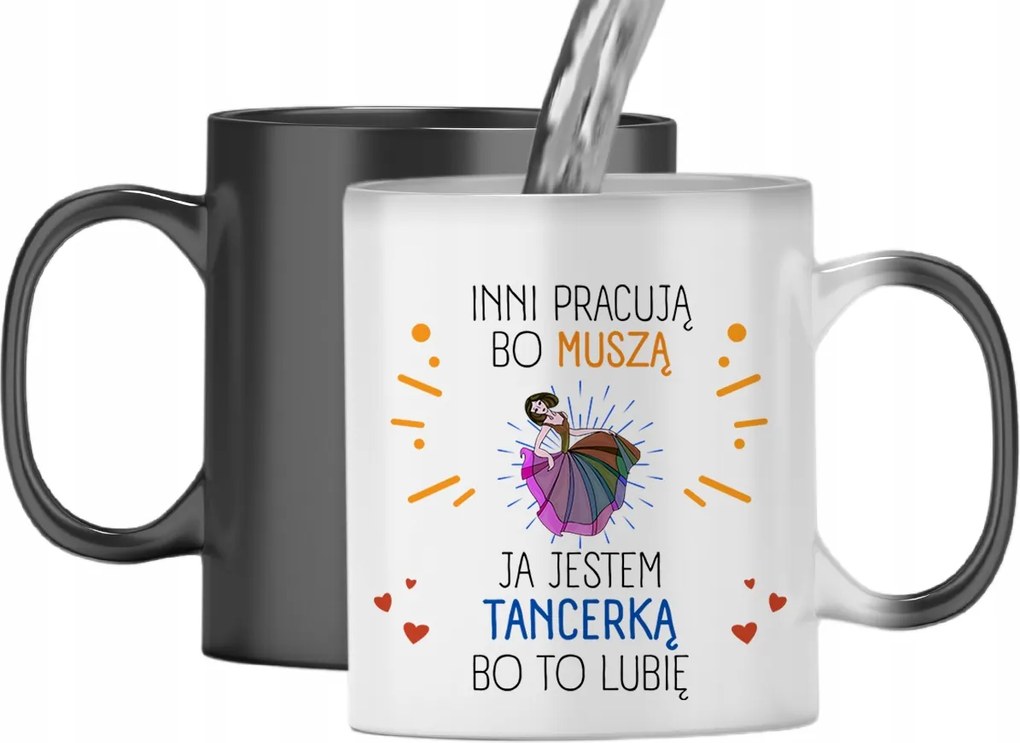 Mágikus Bögre Táncosnőnek Színváltós Nyomtatott Fényképpel