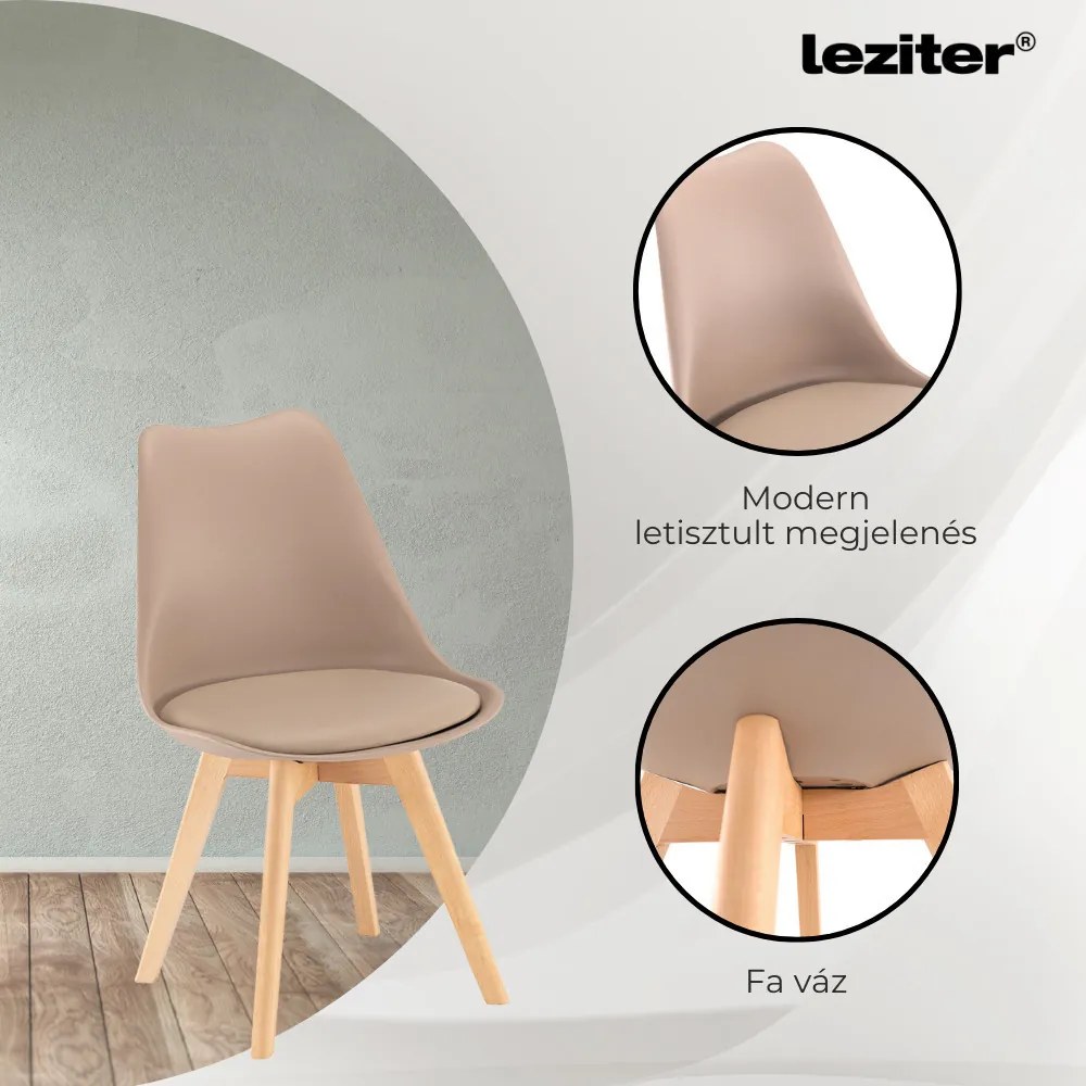 Lola 4+1 étkező garnitúra bézs-fehér