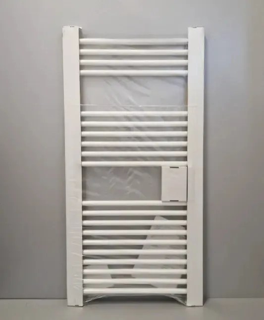Viva Platinum Therm törölközőszárító radiátor - EGYENES - fehér - 600 x 1200 mm