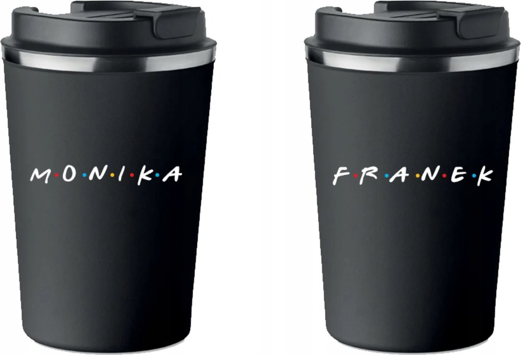 2 db-os Prémium Termo Bögre Szett Névre Szóló Feliratokkal 350ml KT_071