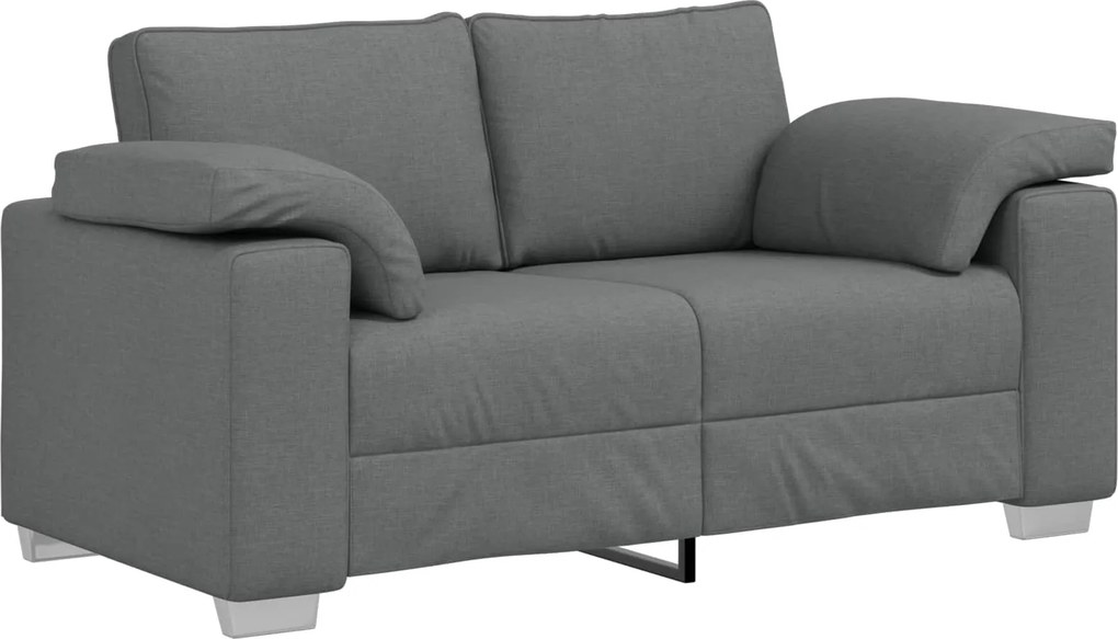 vidaXL Kanapé Sötétszürke 160 x 80 x 82 cm szövet