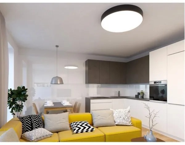 LED2 - MONO LED mennyezeti lámpa 60W 230V 3000/4000K fekete