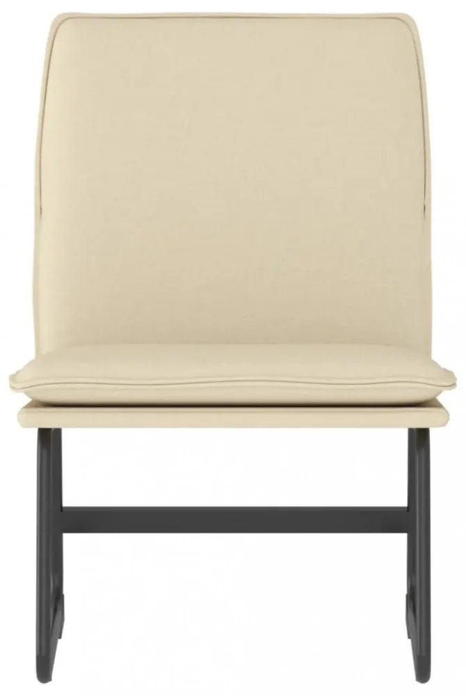 vidaXL Krémszínű szövet pihenőszék 52 x 75 x 76 cm