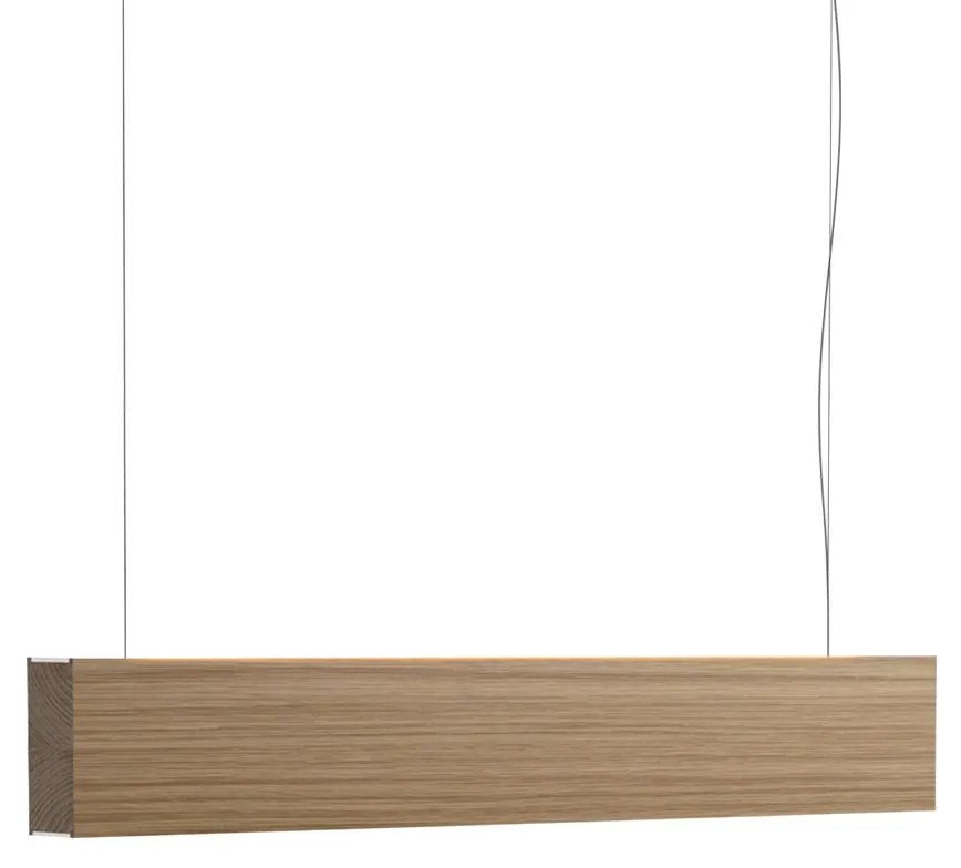 Függeszték LED120, többféle változat - TUNTO Modell: 1300 mm-es természetes dió, közvetlen és közvetett fény