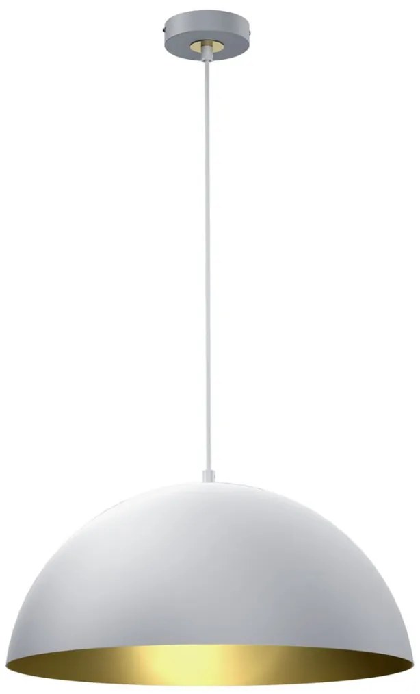MILAGRO MLP7974 BETA Modern Függesztett Lámpa Fehér, Arany E27 IP20