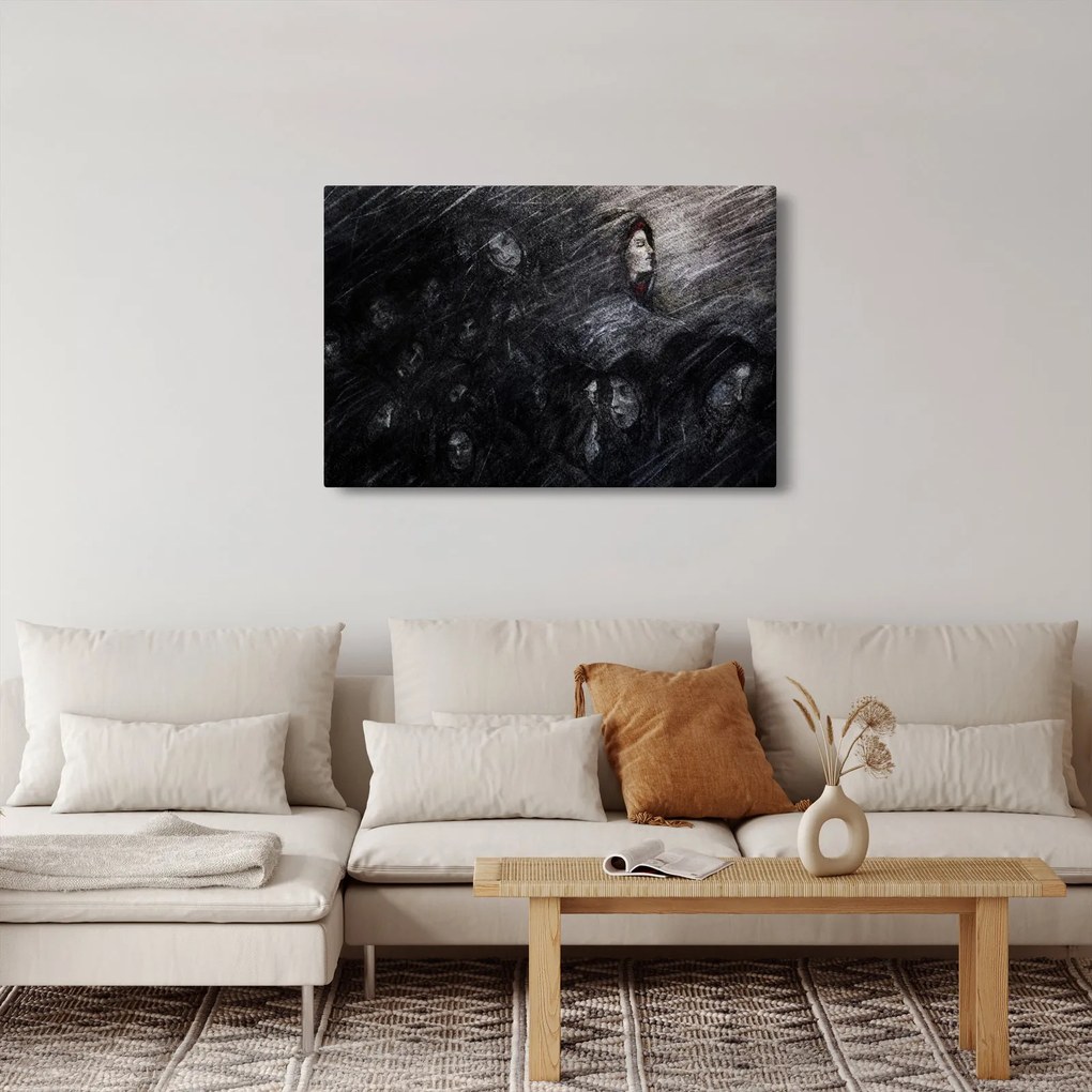 Kép - Szomorúság és lemondás (90x60 cm)