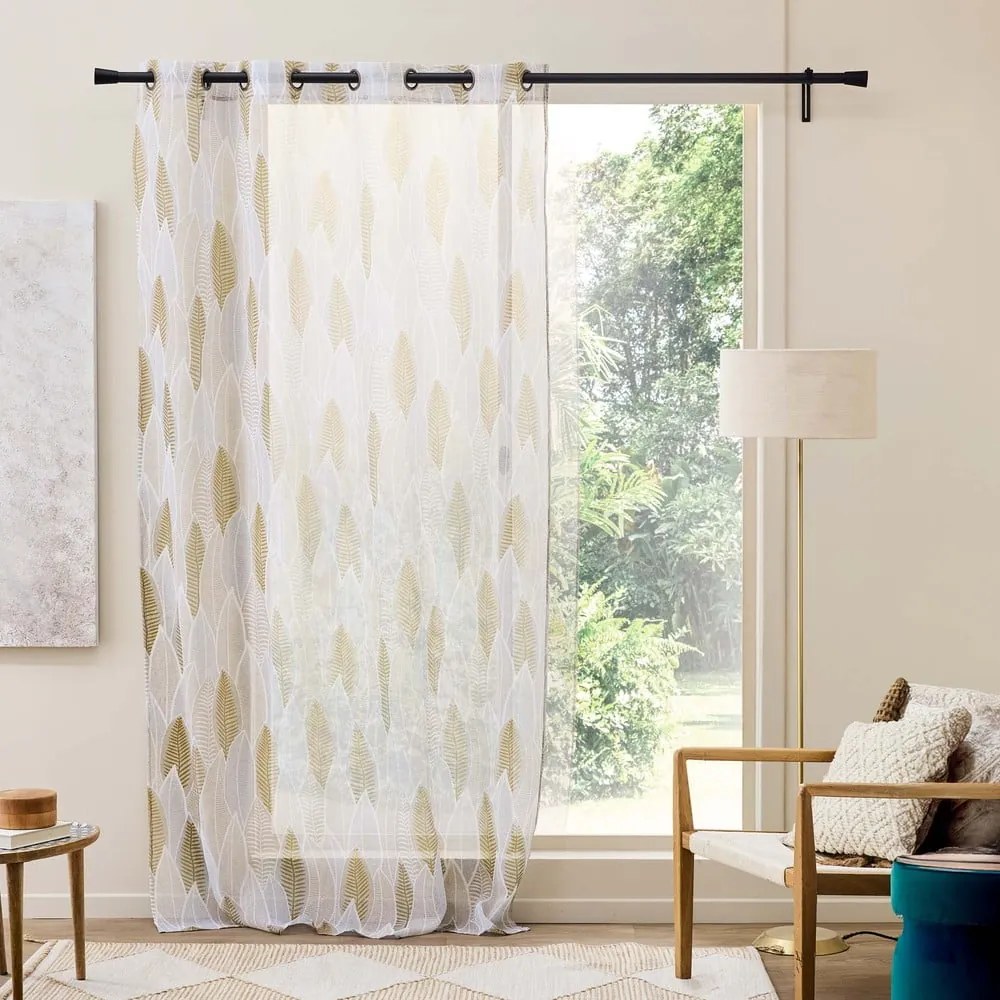Bézs voile fényáteresztő függöny 140x280 cm Kim – douceur d'intérieur